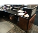 Granite Oak  Reception Desk Suite + 9' Credenza